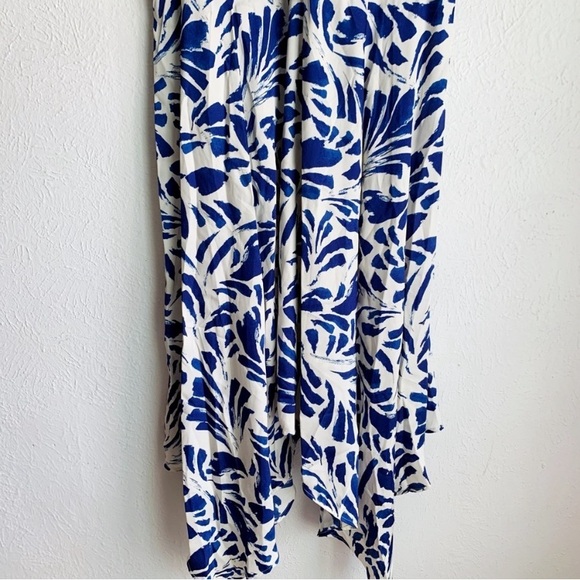 Alexis x Target Botanical Blue Satin Dress - Size 1X - Picture 4 of 9